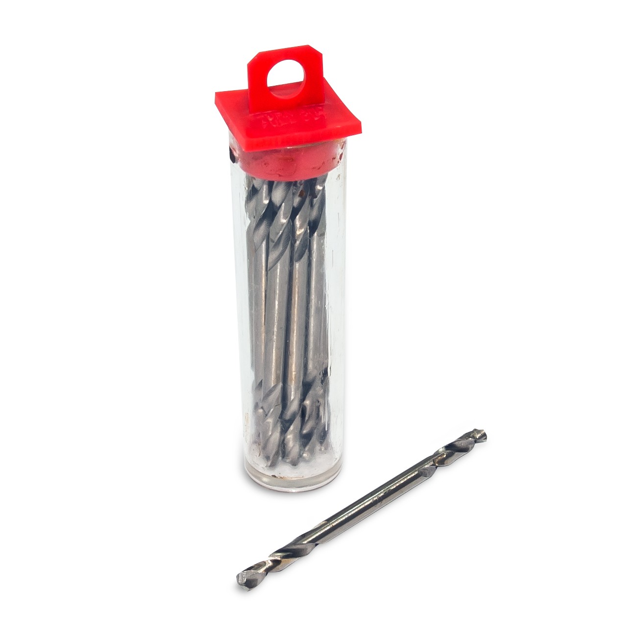 1/8" Double-ended High Speed Steel Stubby Drill Bits, 12 Bits per Tube, 12 tubes per Box