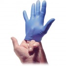 Blue Nitrile Disposable Gloves - Large