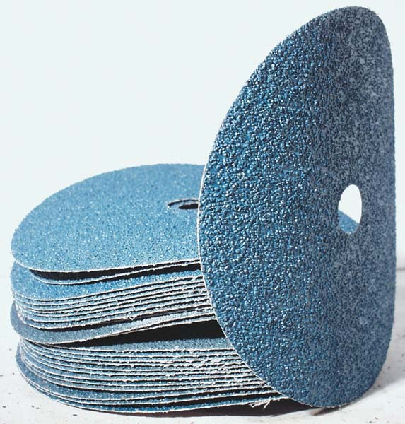 5" Blue Zirconia Fiber Grinding Discs - 24 Grit - 25PC