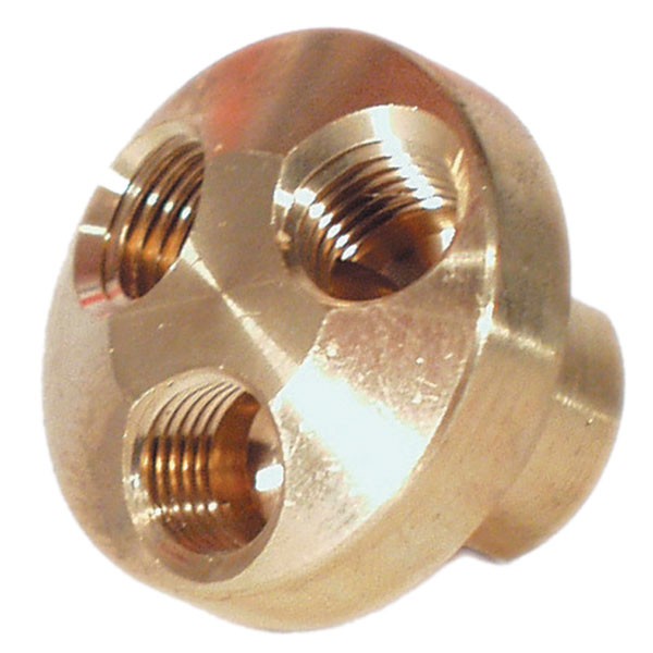 3 in 1 Manifold - Brass