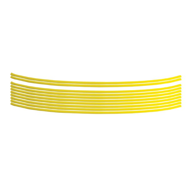 Heat Shrink Tubing - 1/8" x 12" - Yellow - 10PC