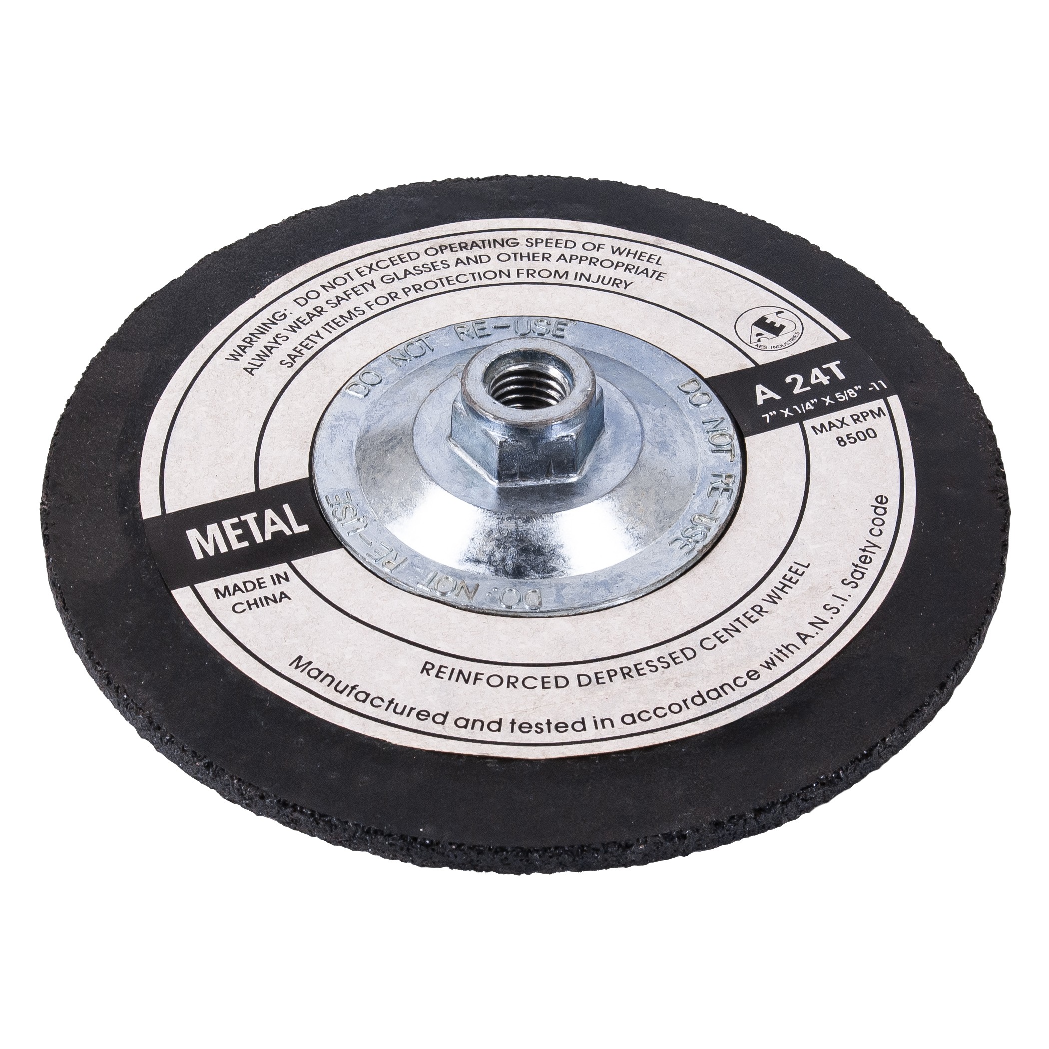 7" Grinding Disc - with 5/8" - 11 Hub