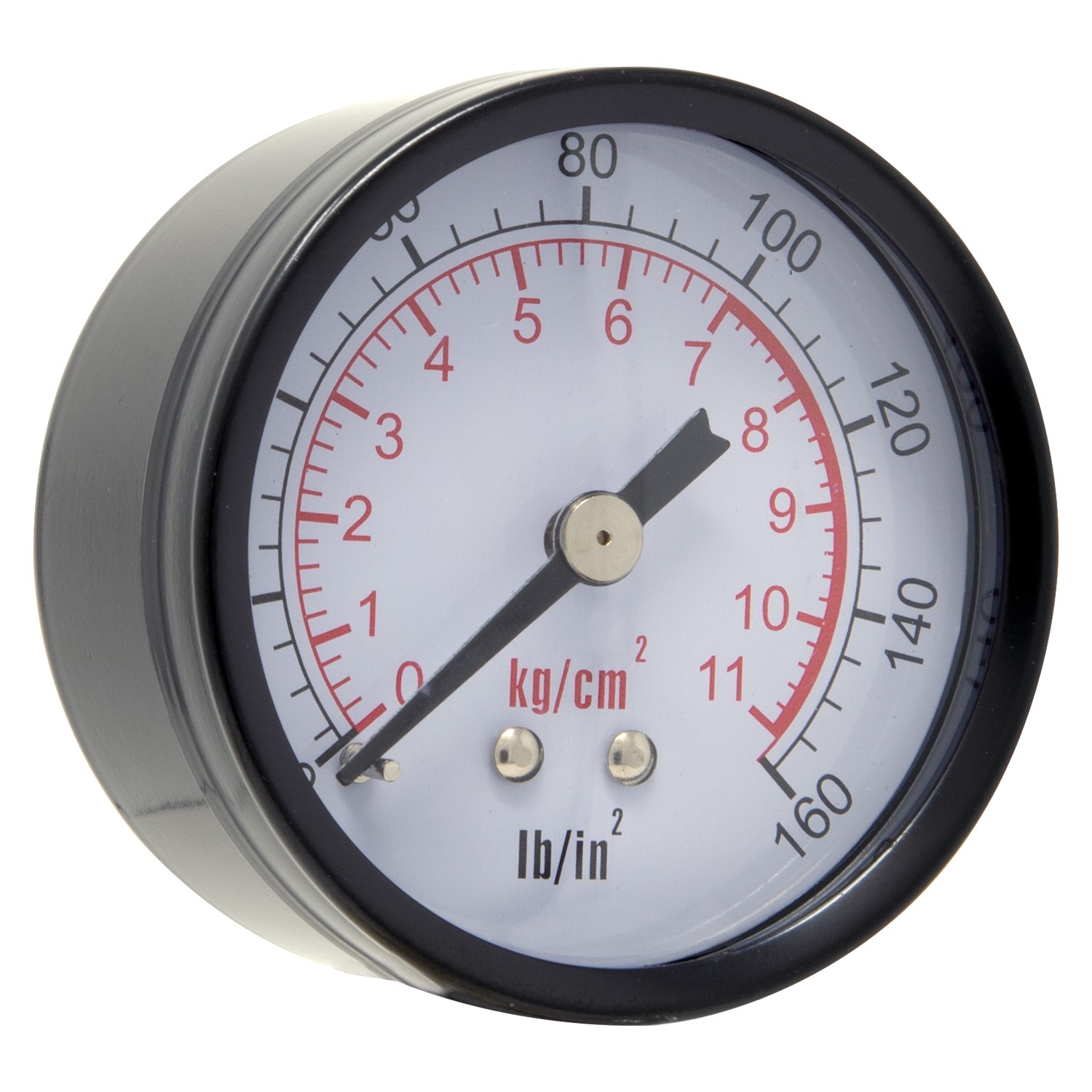 Air Pressure Gauge  1-1/2" Dial, 1/8" Back Connection