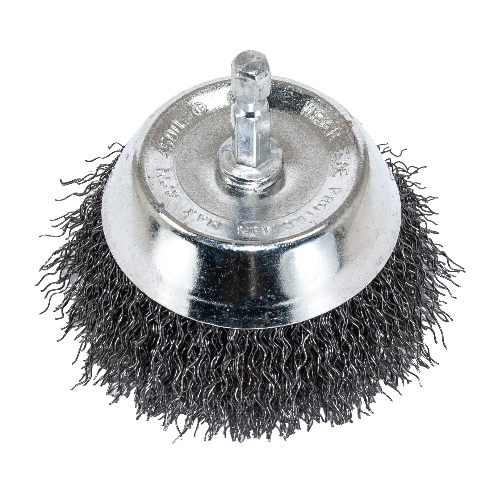 3" Wire Cup Brush with 1/4" Shank - Coarse Wire