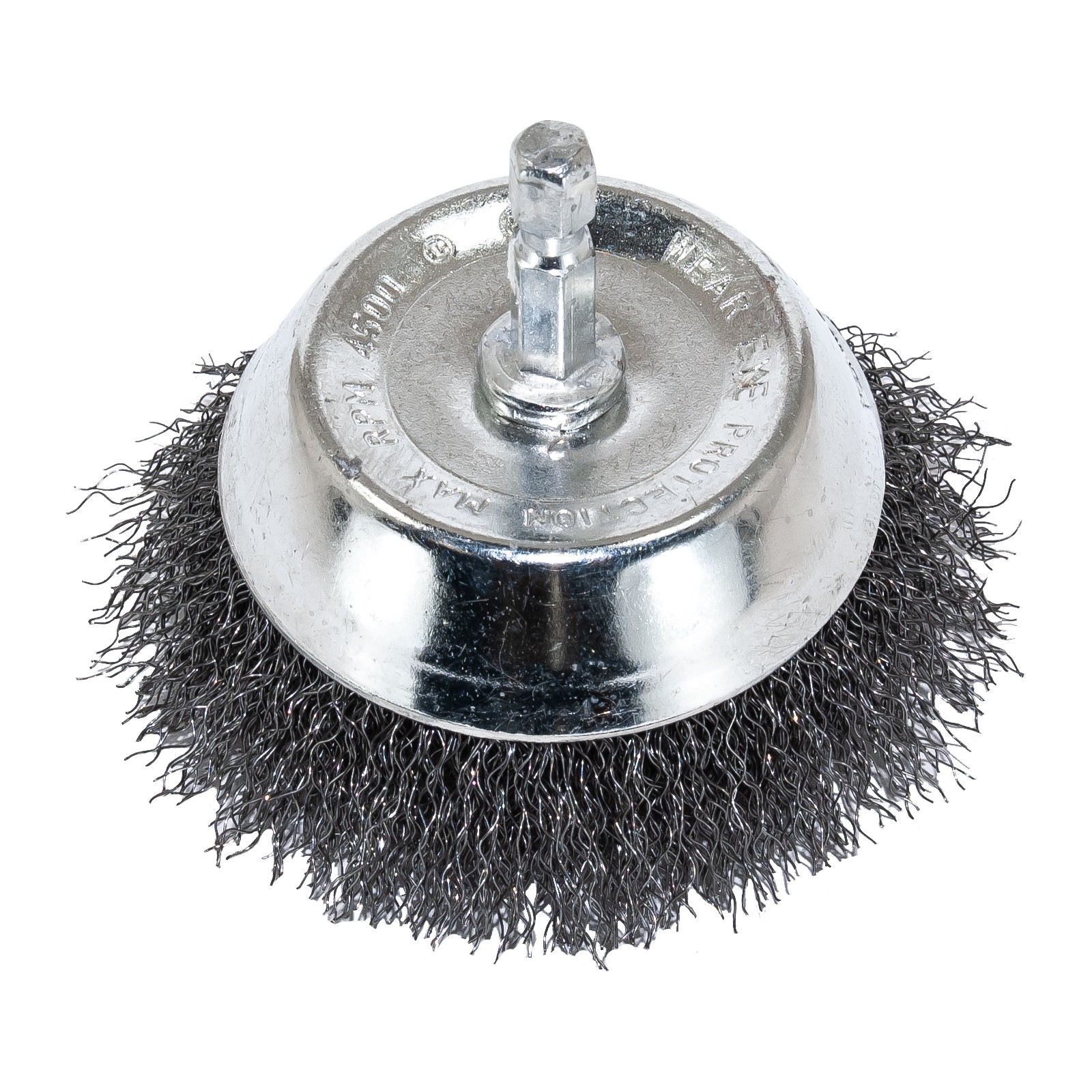 3" Wire Cup Brush with 1/4" Shank - Fine Wire