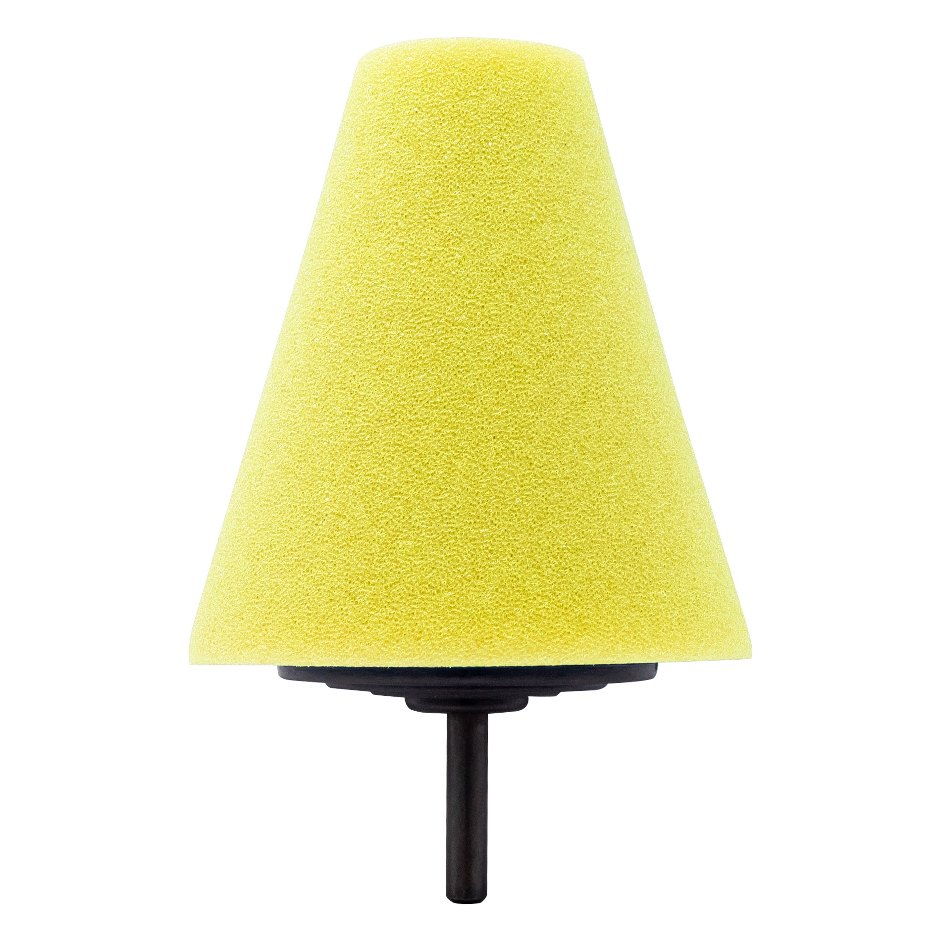 3-1/2" Medium Cut Polishing Cone - Yellow