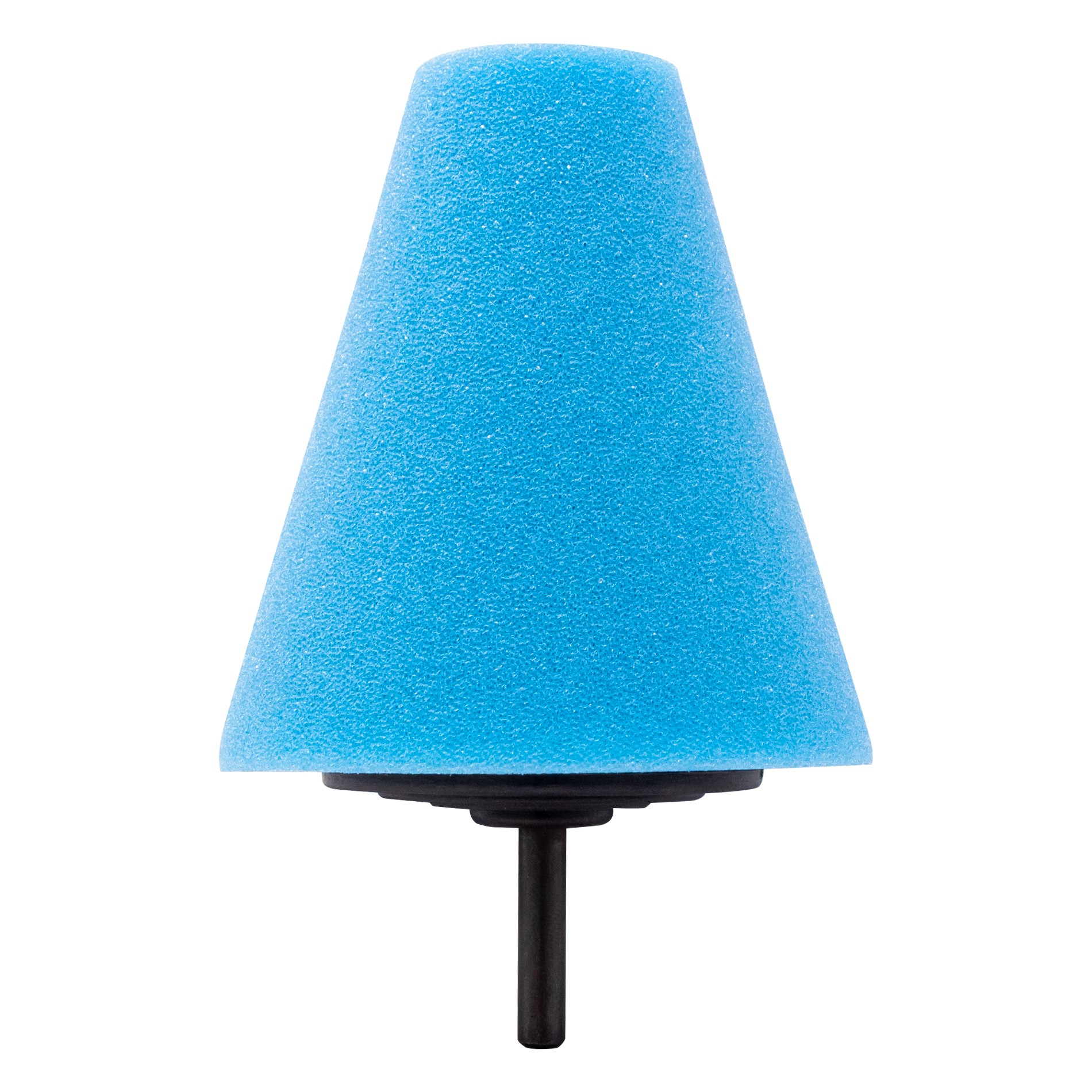 3-1/2" Medium Cut Polishing Cone - Blue