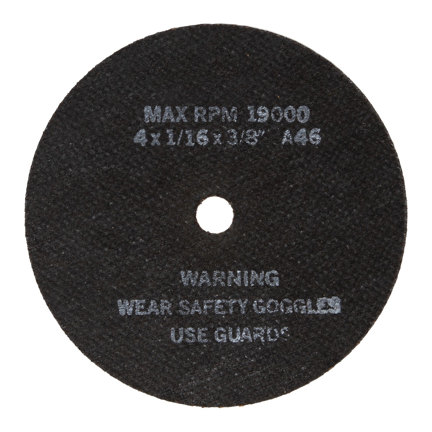 4" Cut-Off Wheels, 4" x 1/16" x 3/8", 5 per Card