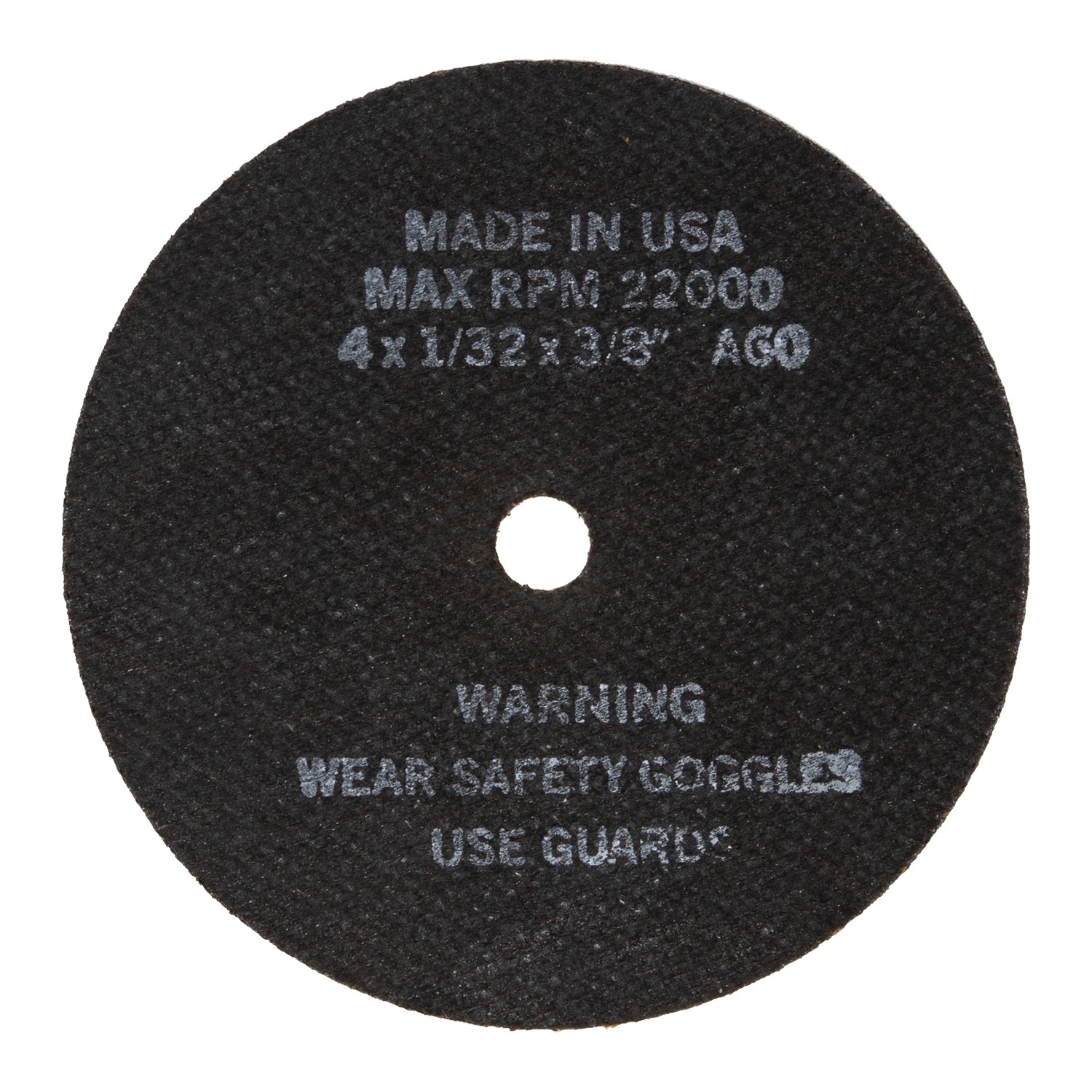 4" x 1/32" Type 1 Industrial Grade Metal Cut-Off Wheel - 5 Pack Carded