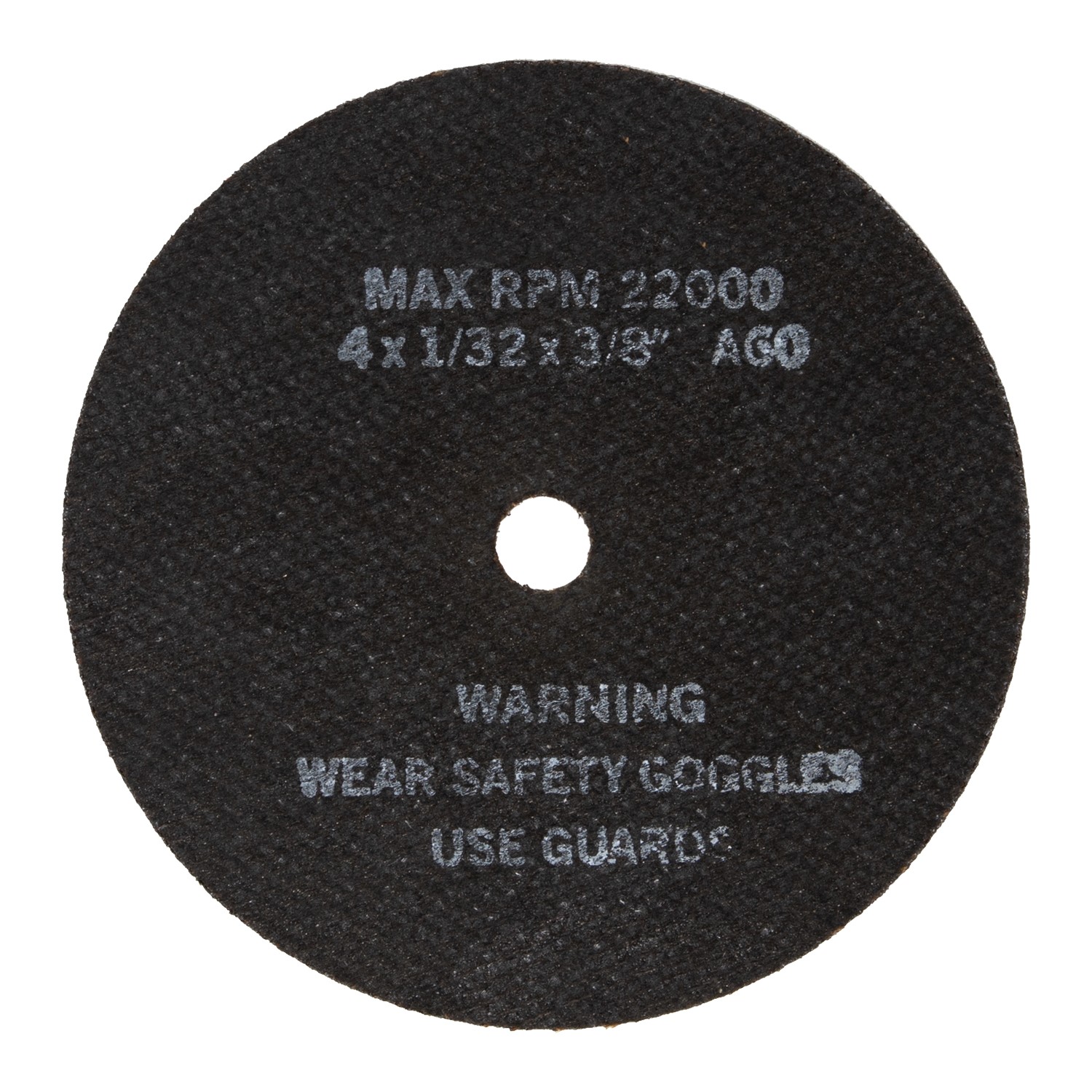 4" Cut-Off Wheels, 4" x 1/32" x 3/8", 5 per Card