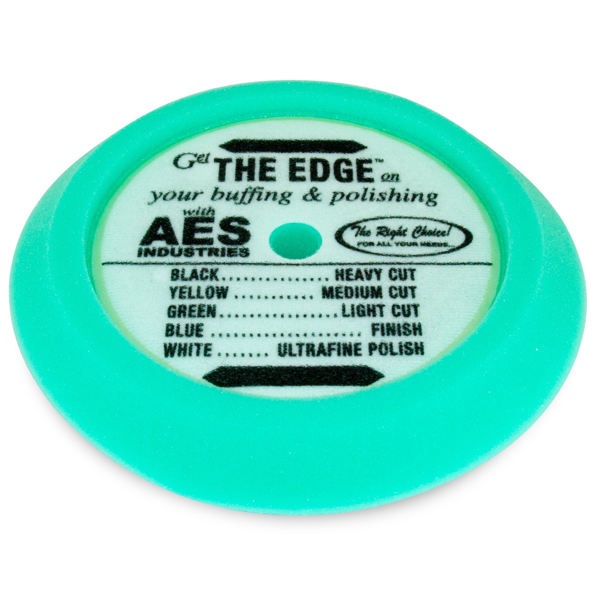 The Edge™ Light Cut Cleaning / Glazing Pad - Green