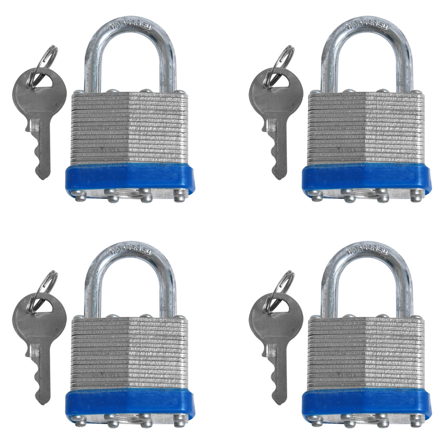 4pc Padlock Set