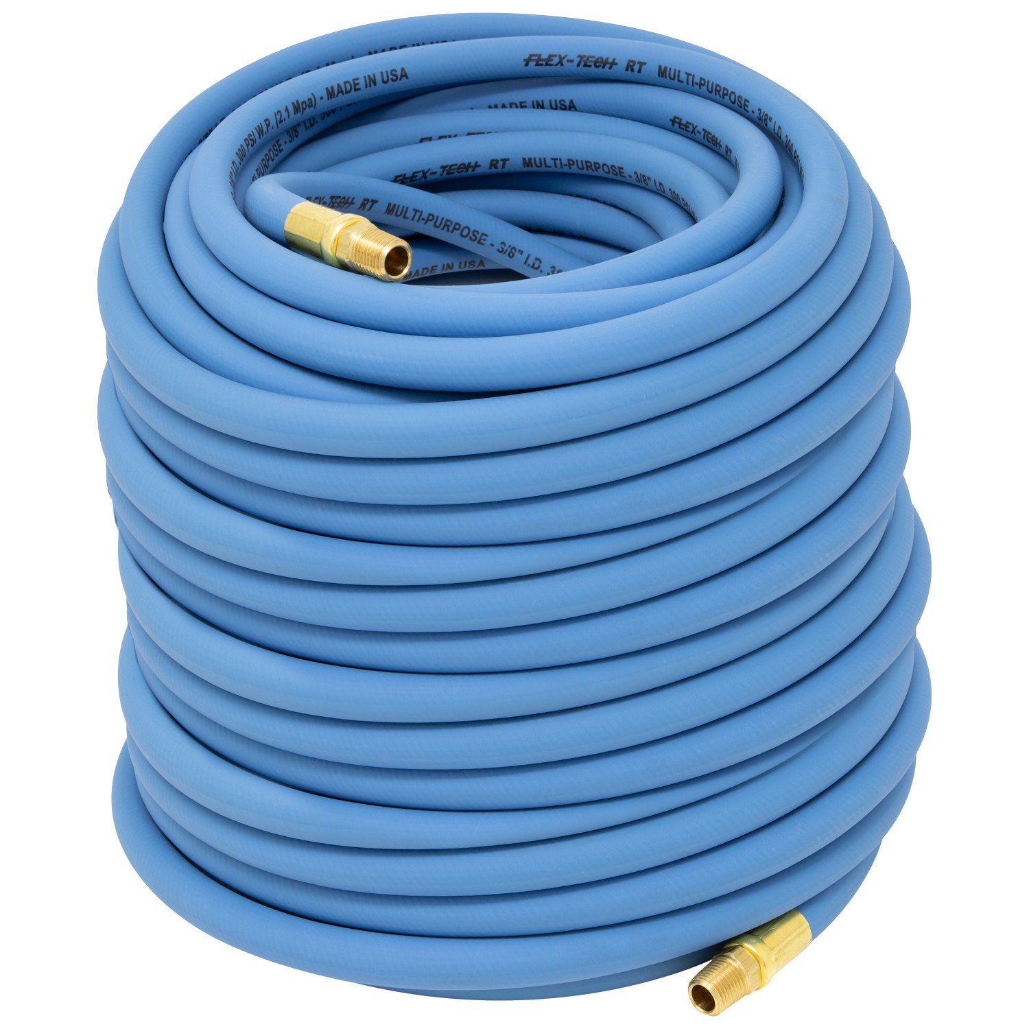 Synthetic Rubber Super-Light Bulk Air Hose, 3/8" x 500', Anti-Static, Silicone Free, W.P. 300 PSI, 800 Burst