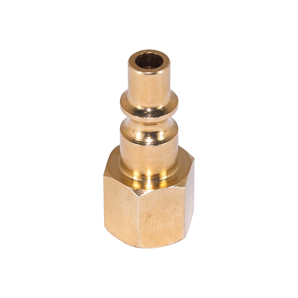 Air Fitting, Brass, 1/4" ID, 1/4" NPT, Female