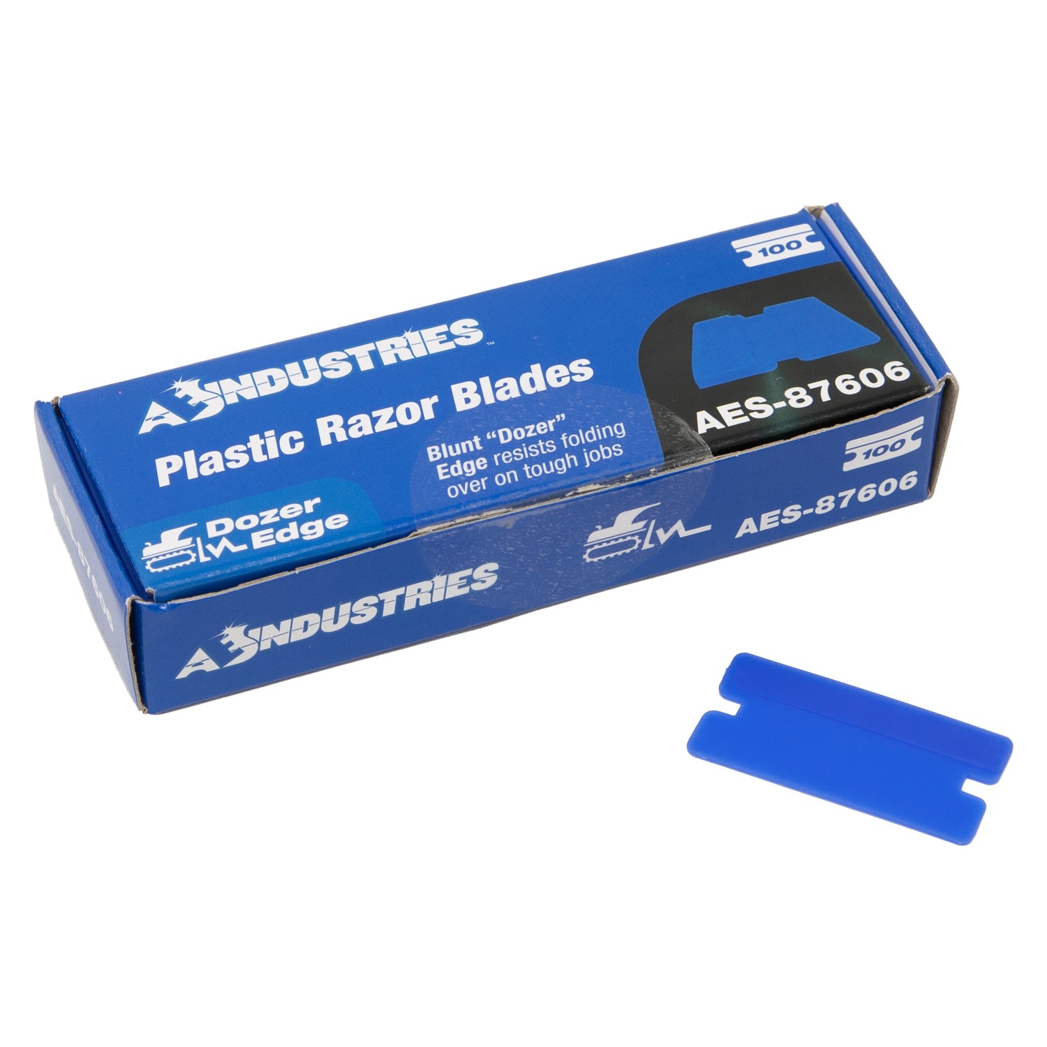 Plastic "Dozer " Edge Razor Blades - 100pc per box