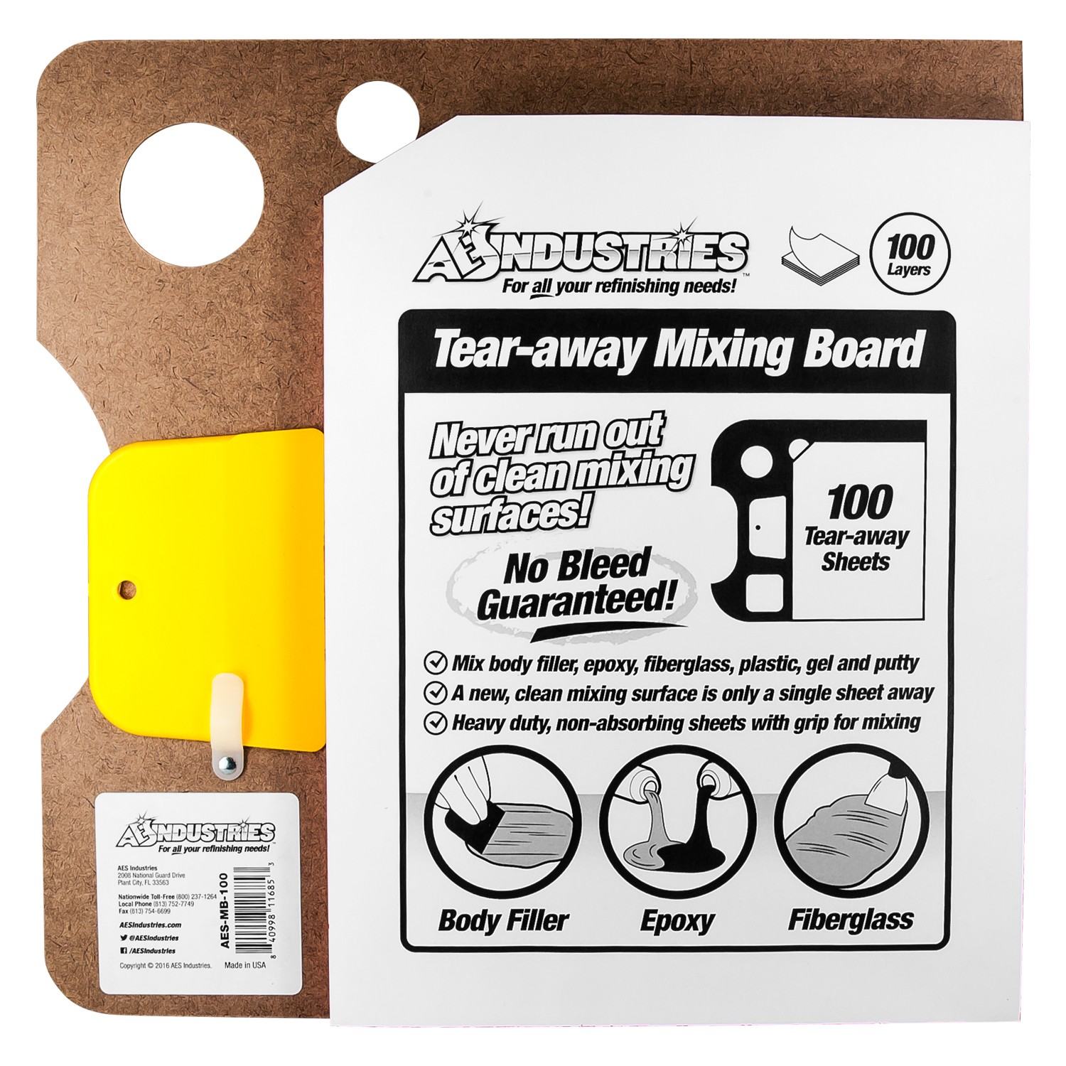 Tear-away Mixing Board (100 Sheets)