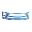 Heat Shrink Tubing - 1/8" x 12" - Blue - 10PC