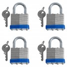 4pc Padlock Set