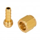 Female Swivel Hose Barb - 1/4" ID x 1/4" NPT