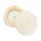 3" White Wool Mini Buffing Pad (Heavy Cut)