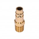 HVLP Ready Brass Air Fitting 1/4" NPT Male - V-style