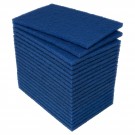 6" x 9" Hand Scuff Color Prep Pads, Blue, 600 Grit, 20pc per Box