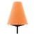 3-1/2" Medium Cut Polishing Cone - Orange